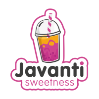 Javanti sweetness logo met witrand